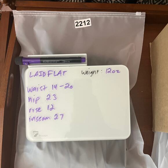 Porto Women's Pants Size 2 Medium Taupe Trumpet High Waist Lagenlook Minimalist - Picture 8 of 9